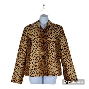 EUC🌞 Jones New York Leopard Print Blazer